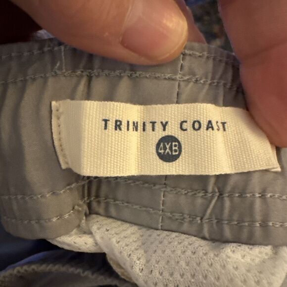 Trinity Coast Big & Tall Swim Trunks Men's Lined 9” Inseam gray black 4XB New - Picture 9 of 11